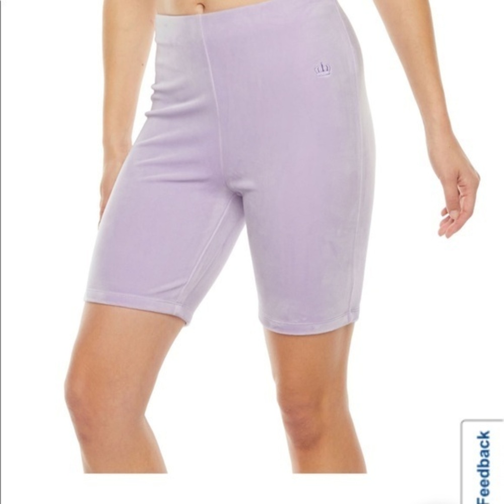 Juicy couture velour woman’s bike shorts - large